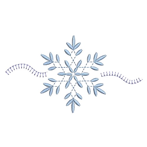 snowflake machine embroidery design needle passion embroidery npe